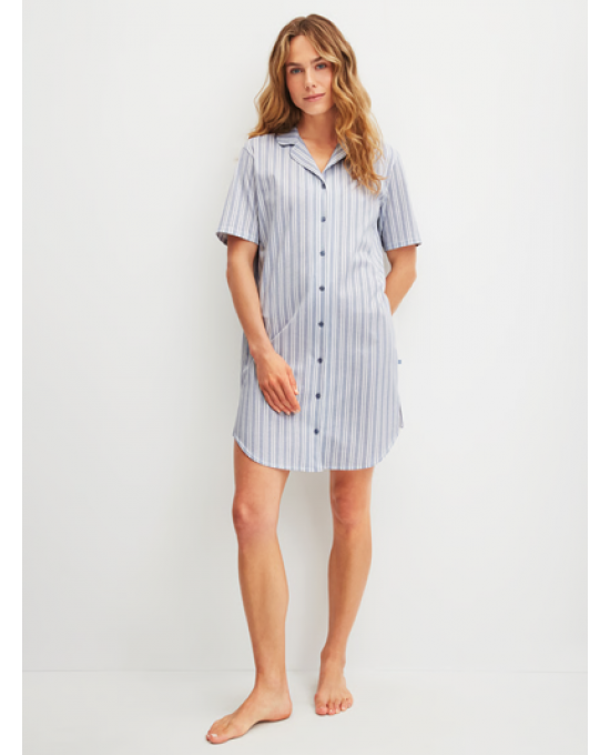 Νυχτικό  Calida  100% βαμβάκι (πουκαμίσα) με κουμπιά