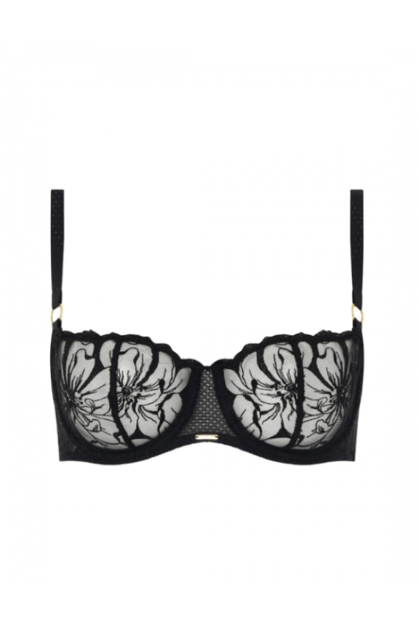 Σουτιέν Chantelle χωρίς ενίσχυση , χαμηλό 3/4, όλο δαντέλα Σουτιέν Chantelle χωρίς ενίσχυση , χαμηλό 3/4, όλο δαντέλα