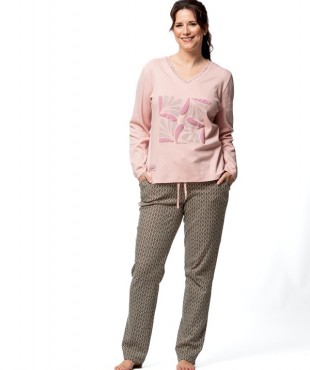 Πιτζάμα 100% βαμβακερή  Egatex