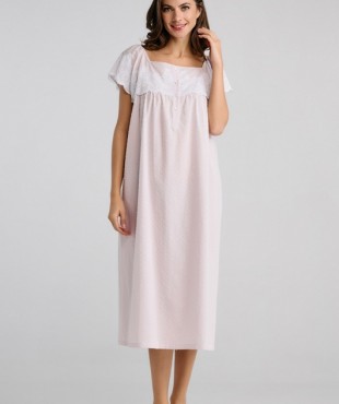 Νυχτικό ELISSO-Penky μίντι 100% βαμβάκι 