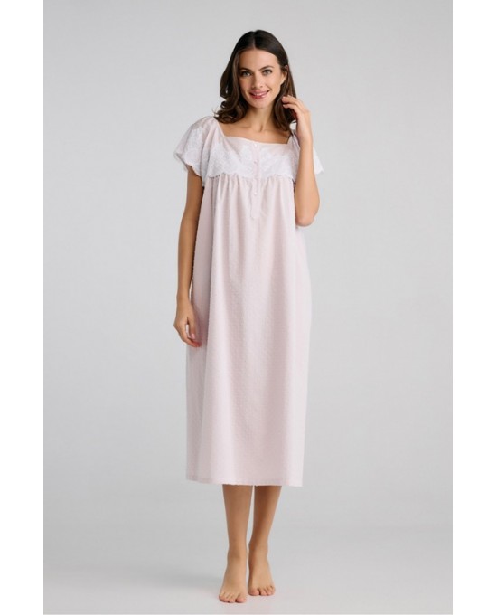 Νυχτικό ELISSO-Penky μίντι 100% βαμβάκι 