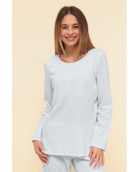 Πιτζάμα Feraud  100% βαμβάκι με στρογγυλή λαιμόκοψη