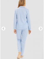 Πιτζάμα Rosch 100 % βαμβάκι κουμπωτή   με γιακά