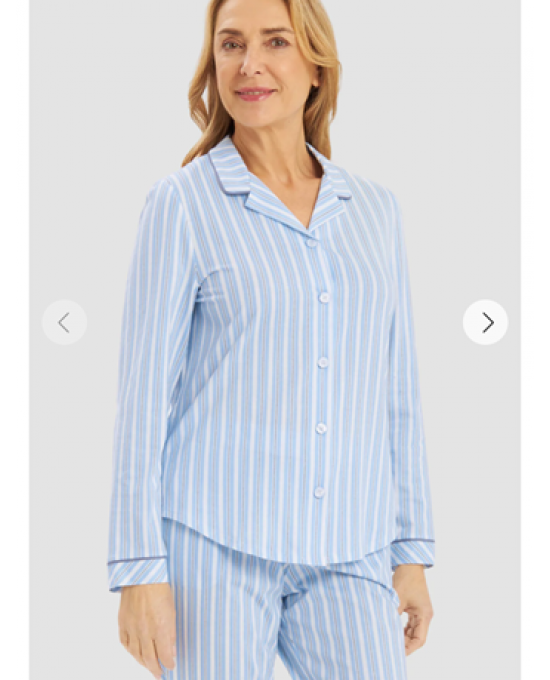 Πιτζάμα Rosch 100 % βαμβάκι κουμπωτή   με γιακά