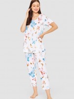 Πιτζάμα 100% βαμβάκι Feraud  με κοντό μανίκι 