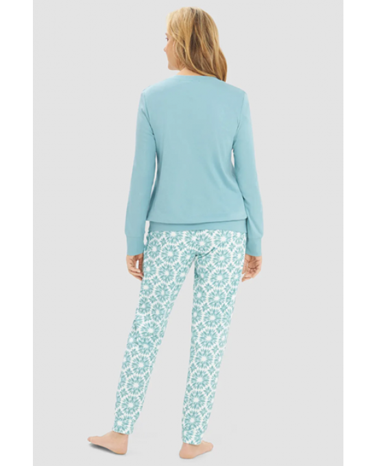 ΠΙΤΖΑΜΑ  Rösch 100% βαμβάκι με λαιμόκοψη