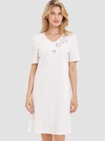 Νυχτικό  Feraud με κοντό μανίκι 100% βαμβάκι
