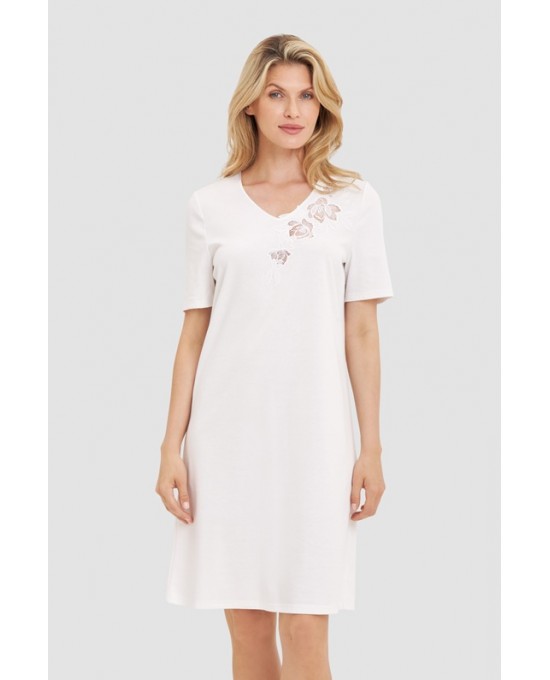 Νυχτικό  Feraud με κοντό μανίκι 100% βαμβάκι
