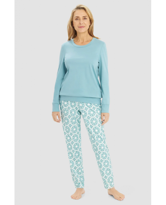 ΠΙΤΖΑΜΑ  Rösch 100% βαμβάκι με λαιμόκοψη